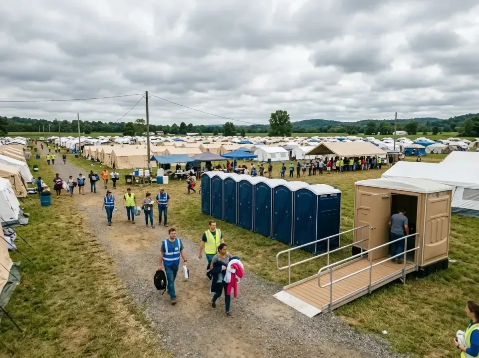disaster-relief-camp-restrooms-010 — frequently asked questions, Dumpster & Portable Bathrooms Rental in Forestville, OH